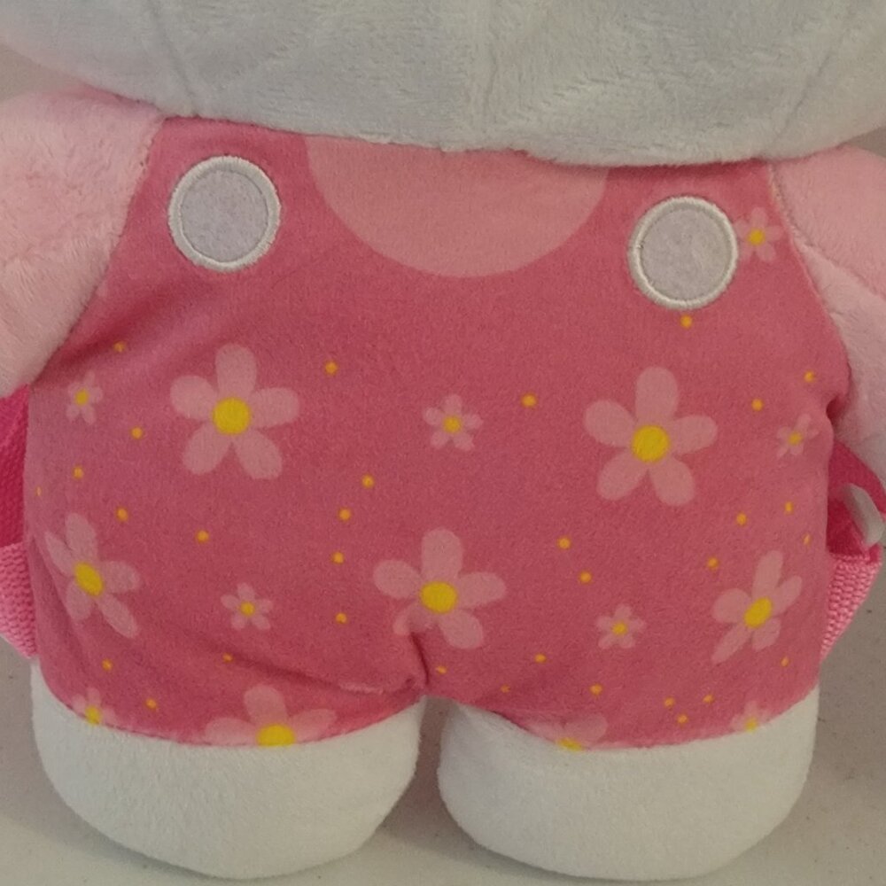 Hello Kitty Plush Backpack 15” Pink Sanrio Kawaii Stuffed Animal Bag Cute Gift - Picture 2 of 4
